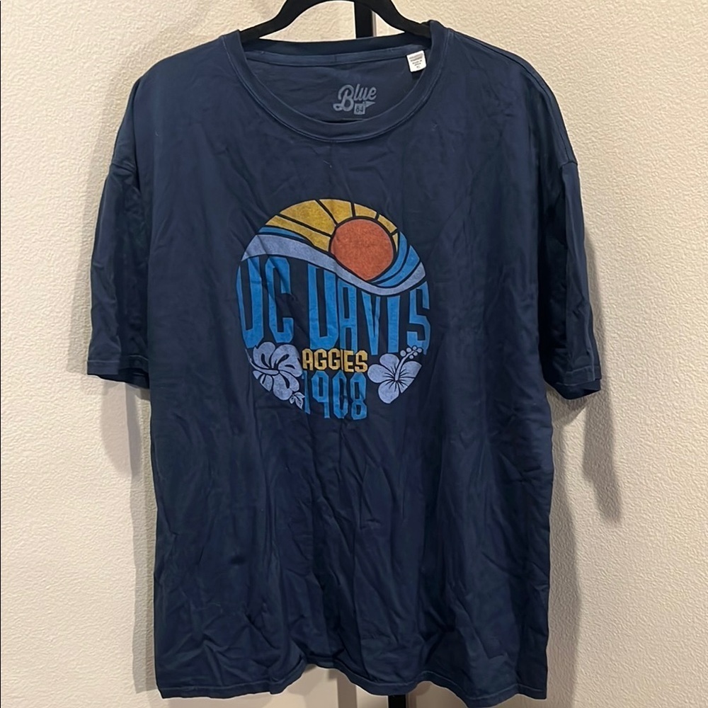 Blue 84 UC Davis Aggies Navy Tee